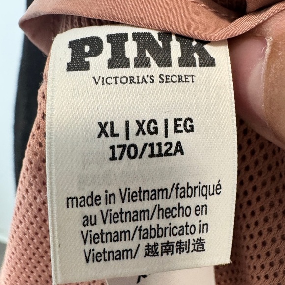 PINK Victoria's Secret Parachute Bomber Jacket Pink - Picture 8 of 15